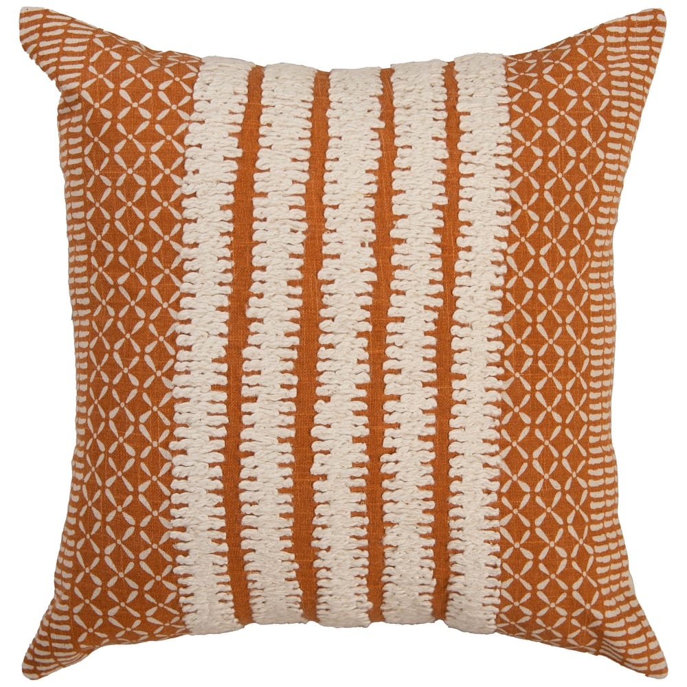 Rizzy Home Textured Stripe Throw Pillow, 20x20