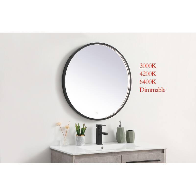 Indigo Home 28 inch LED mirror with adjustable color temperature