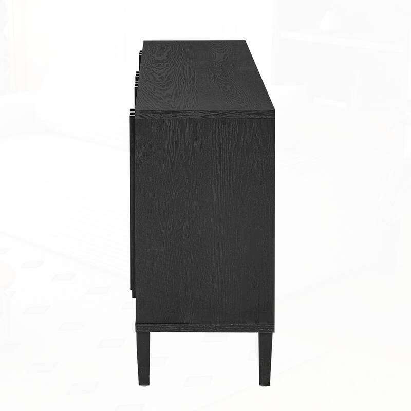 Distinctive Solid Ash Veneer Buffet with Storage