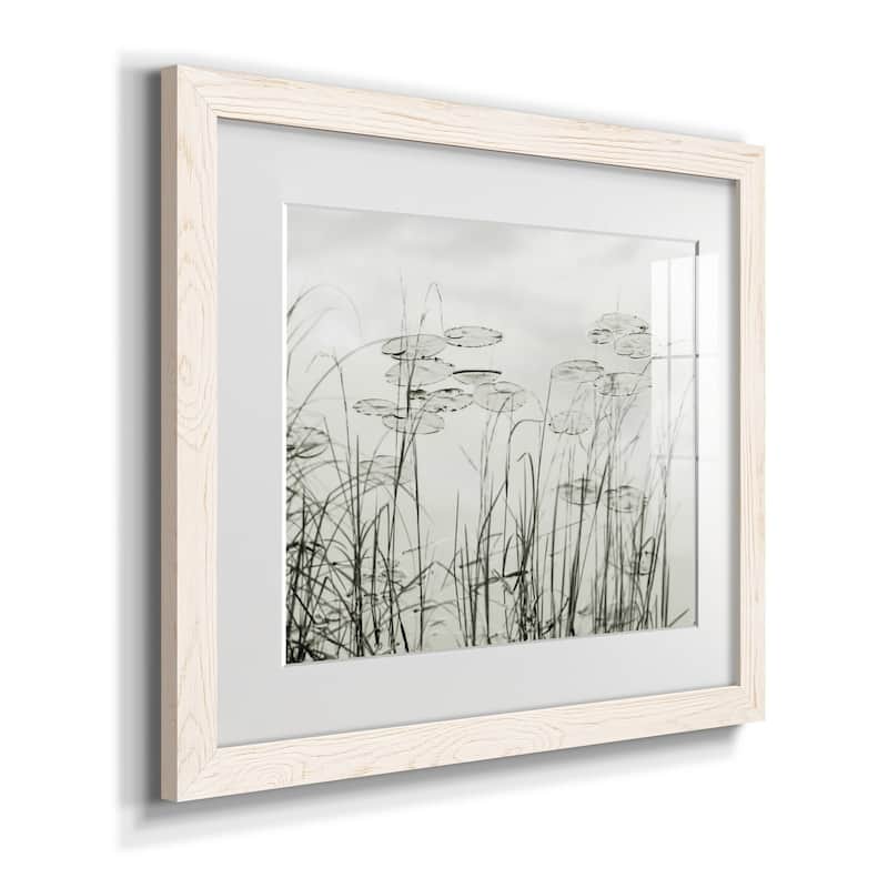 Silver Lake Lilies-Premium Framed Canvas - Ready to Hang