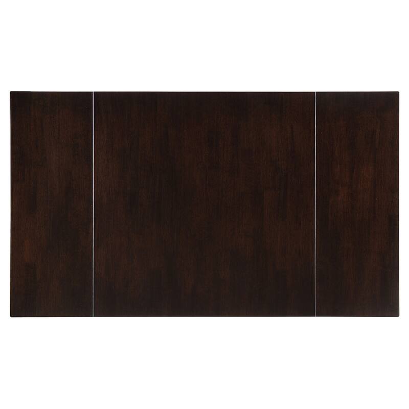 Kelso 3-piece Cappuccino and Tan Drop Leaf Dining Table Set