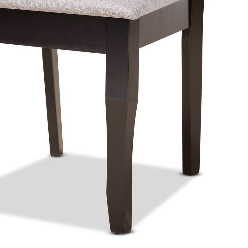 Verner Modern and Contemporary 2-Piece Dining Chair Set