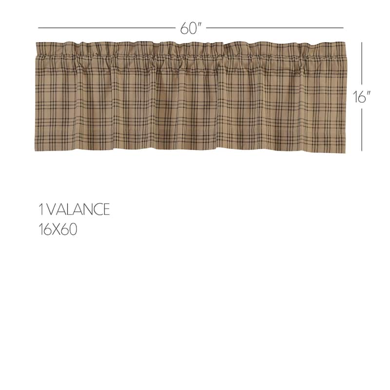Sawyer Mill Plaid Valance