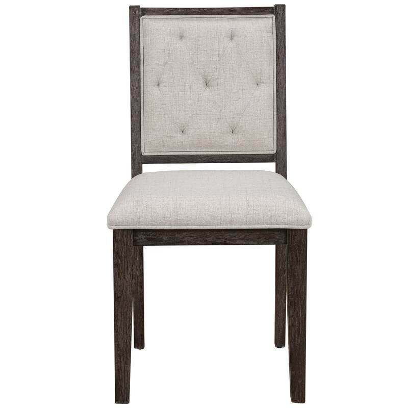 5-Piece Retro Dining Table Set with Extendable Round Table and 4 Upholstered Chairs