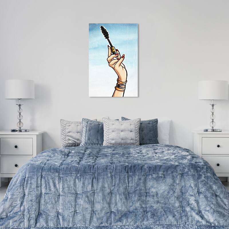Wynwood Studio Canvas Fashion and Glam Right Tool for the Job Gold and Metallic Gold Glam Wall Art Canvas Print - 36 x 24