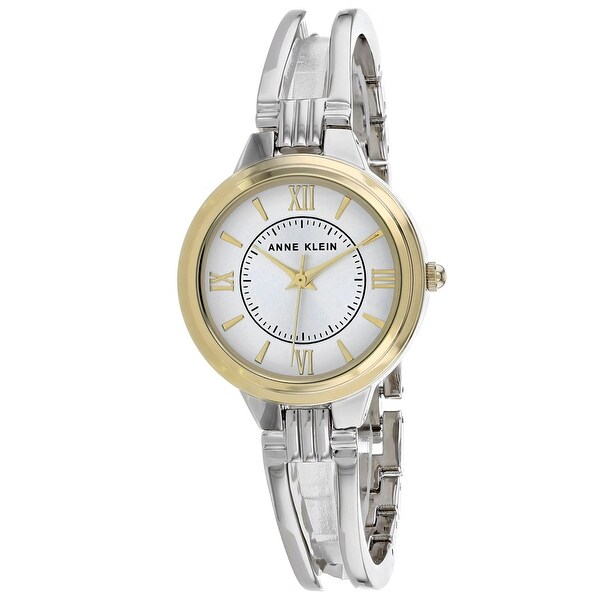 Anne Klein Women's Classic Silver Dial Watch - AK-2735SVTT - One Size. Opens flyout.