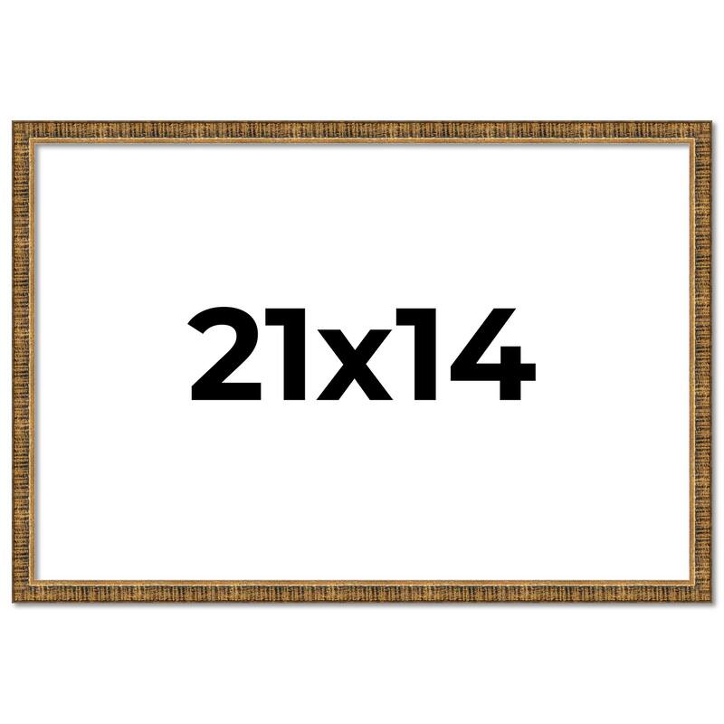 21x14 Frame Gold Picture Frame - Complete Modern Photo Frame Includes