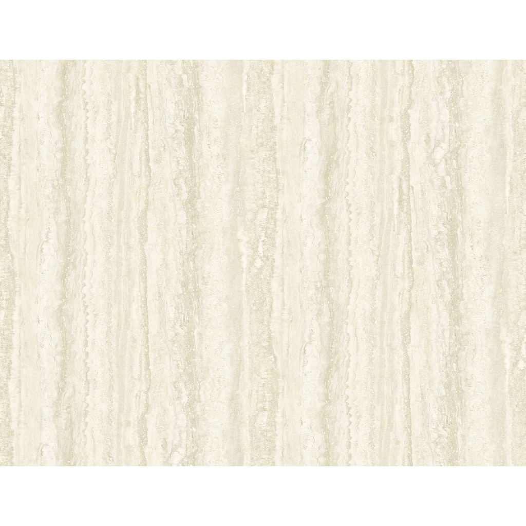 A-Street Prints Hilton Cream Marbled Paper Wallpaper