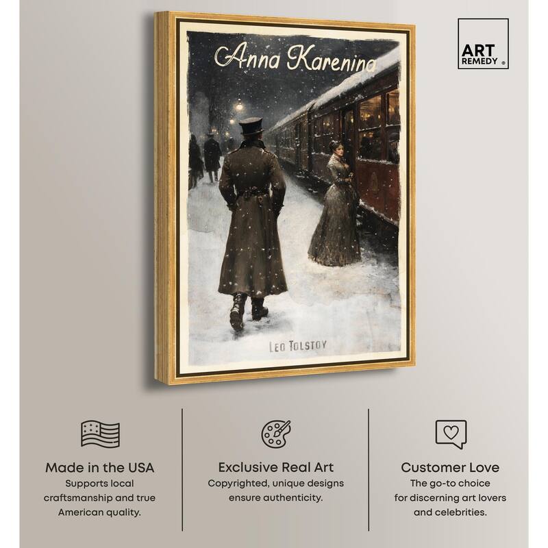 Anna Karenina Canvas by Art Remedy
