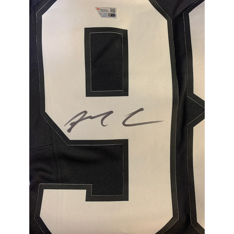 Maxx Crosby Autographed Las Vegas Raiders Signed Nike Limited Football Jersey Fanatics Authentic COA - 8'6" x 11'6"