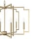 preview thumbnail 13 of 11, Hunter Zoanne 6-Light Modern Geometric Chandelier - Entry, Dining Room - Contemporary, Transitional
