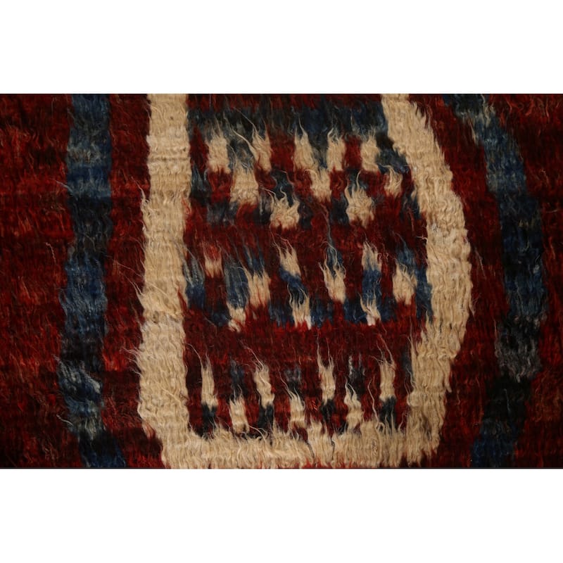 Tribal Geometric Moroccan Wool Area Rug Hand-knotted Oriental Carpet - 8'2" x 10'3"