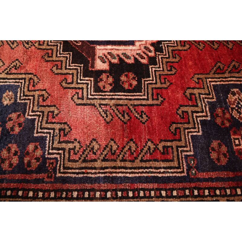 ECARPETGALLERY Hand-knotted Anatolian Vintage Dark Copper Wool Rug - 4'0 x 10'6