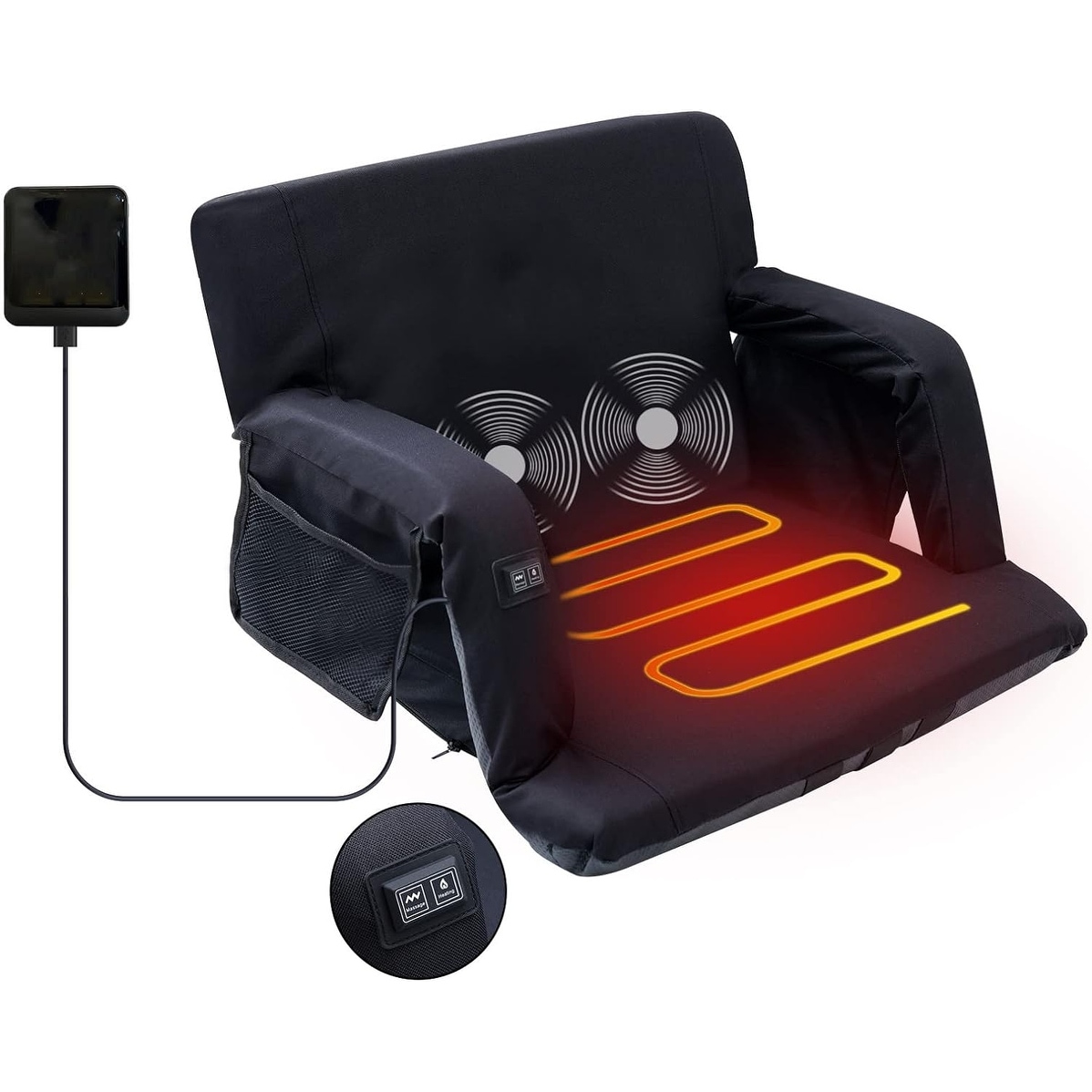 Stadium Seat Heated Stadium Seat with Massage Function Reclining