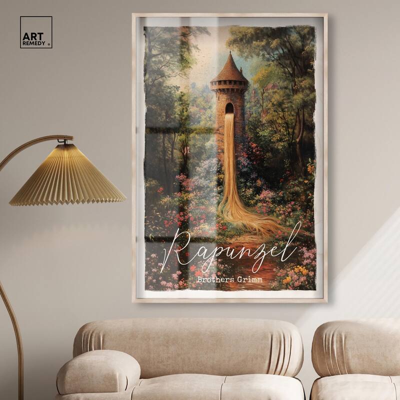 Rapunzel Classic Shadowbox by Art Remedy