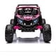preview thumbnail 1 of 3, 12V Ride On Car with Remote Control Battery Powered Vehicles Electric Ride On UTV Toys with USB Port Music Light 5-7 Years - Pink - Assembly Required