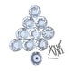 preview thumbnail 6 of 8, Glass Cabinet Knobs Diamond Shape 1.18 x 1.18 x 1.18" 10 Pcs Per Pack Mushroom Cabinet Pulls and Knobs Renovators Supply Clear