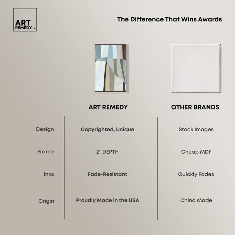 Abstract Fragments I Canvas by Art Remedy