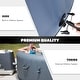 preview thumbnail 15 of 16, CO-Z Square Inflatable Hot Tub, 4 Person Blow Up Portable Hot Tub