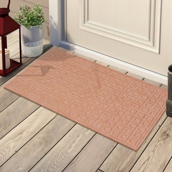 Color&Geometry Indoor Doormat, Front Door Mat 35 inchx59 inch, Waterproof, Non Slip Washable Quickly Absorb Moisture and Resist Dirt Rugs