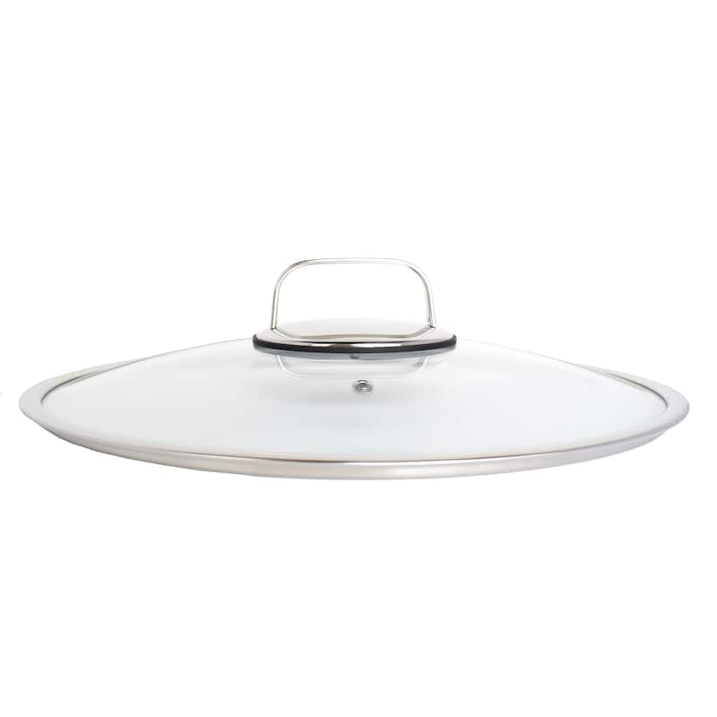 DiamondClad 14 Inch Nonstick Stainless Steel Pan with Lid Cookware Set - 14"