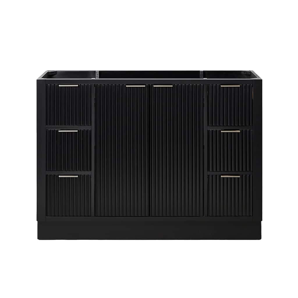 Ariel P48-BC Milan 48" Single Free Standing Vanity Cabinet