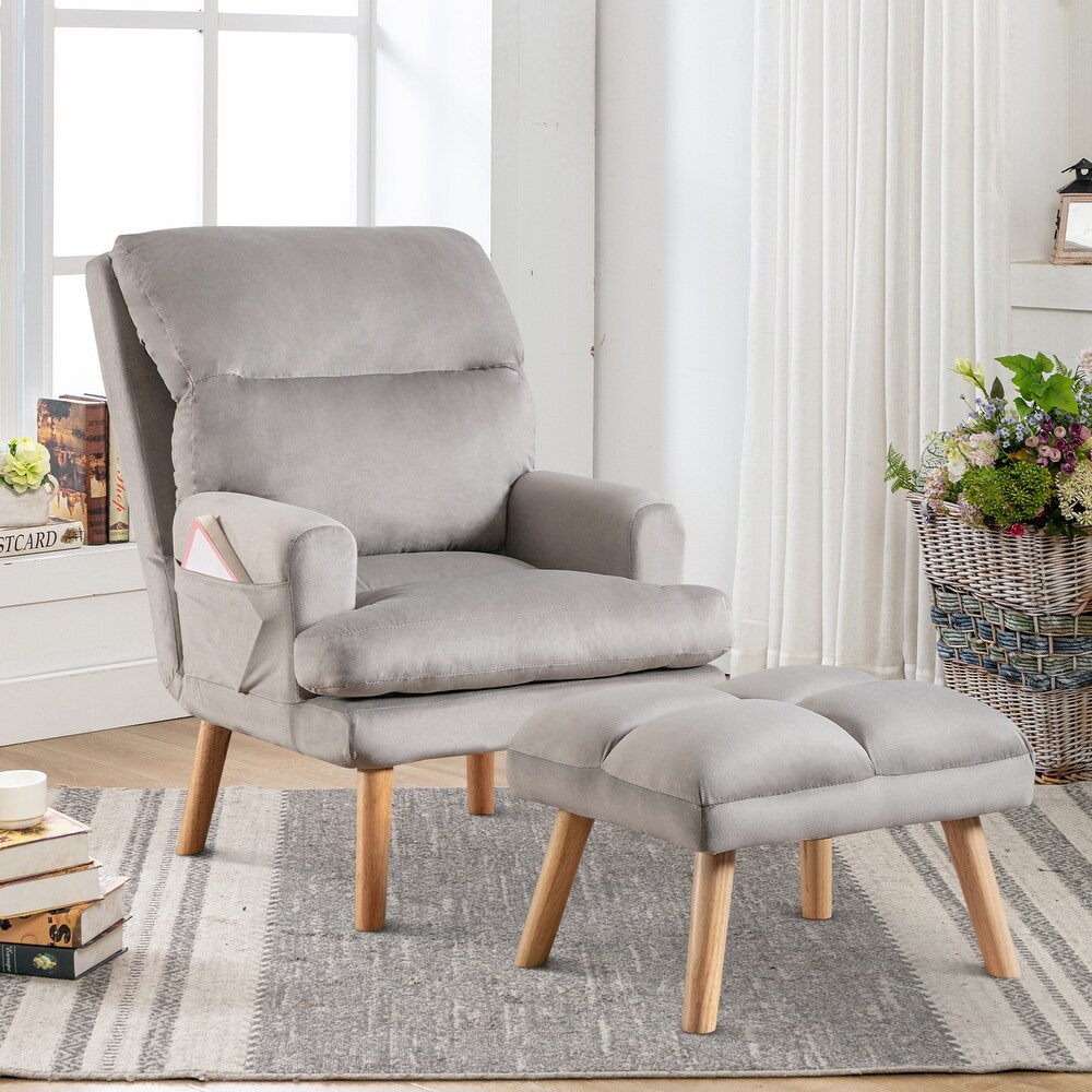Gray chair living cheap room