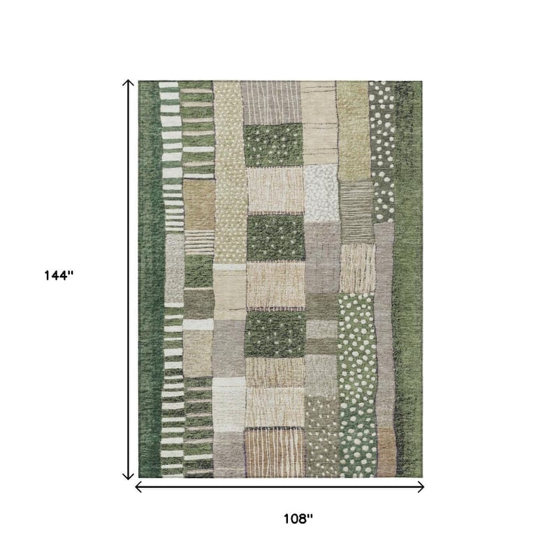 HomeRoots Geometric Transitional Rectangle Outdoor Rug