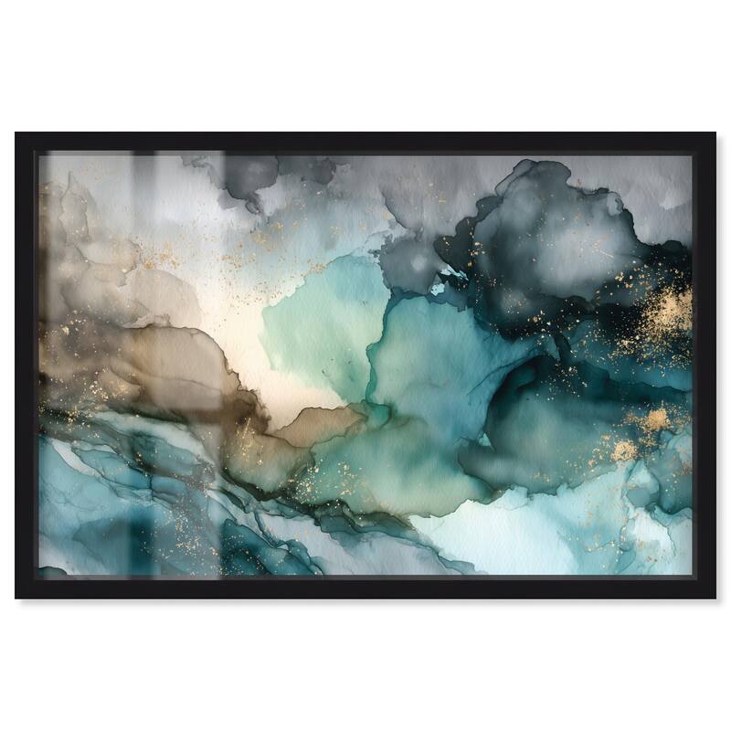 Veiled Inlet Shadowbox by Art Remedy - Black - 36" x 24"