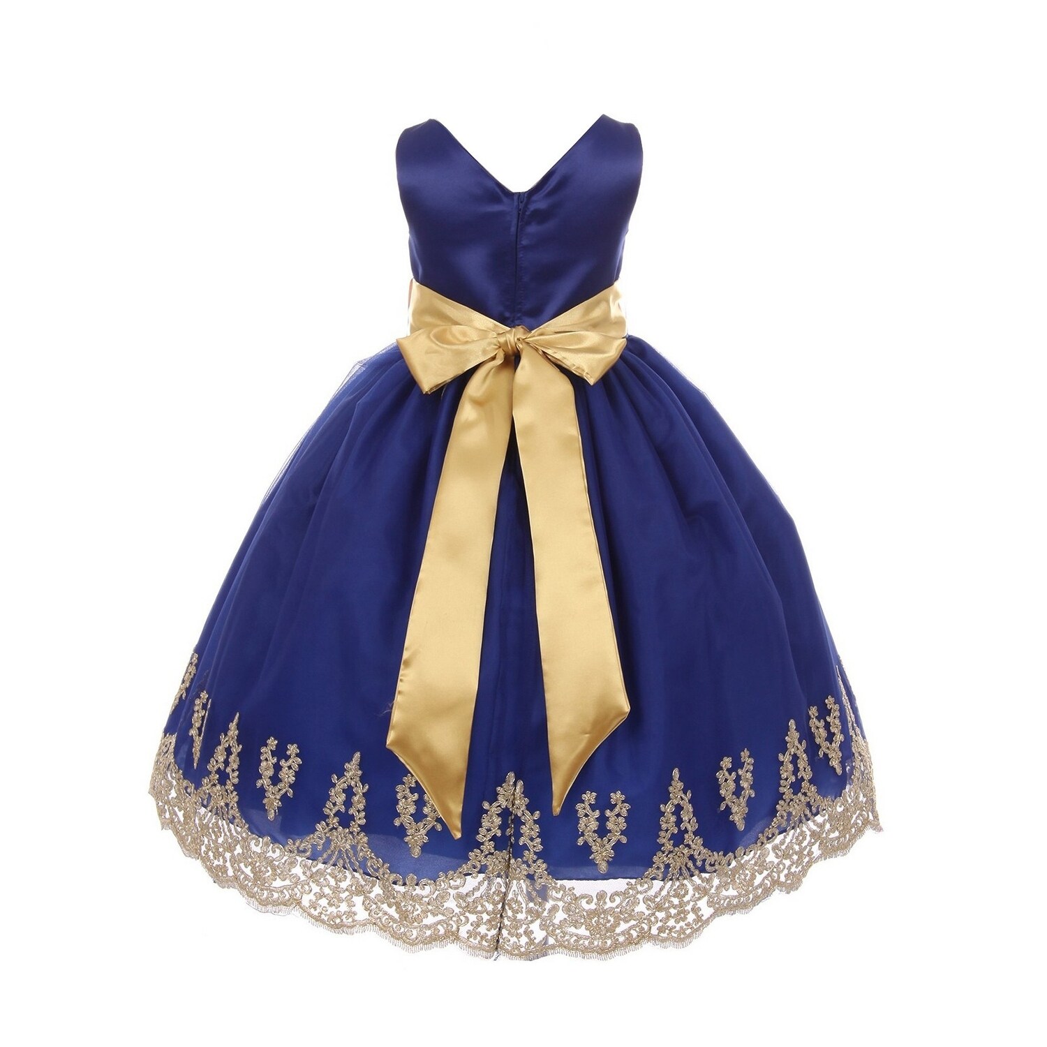 royal blue childrens bridesmaid dresses