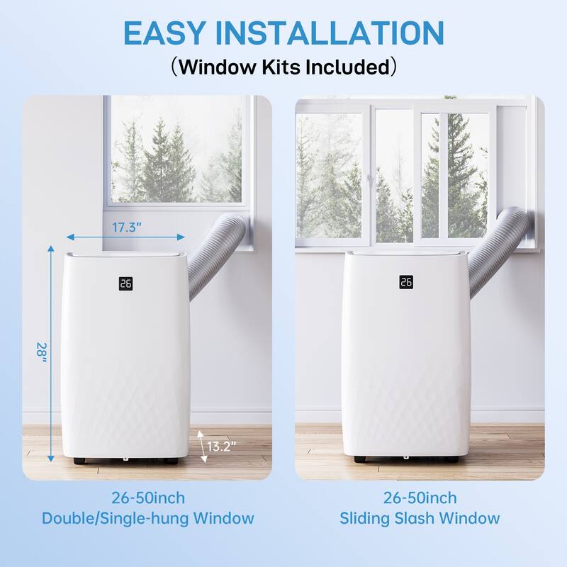Portable Air Conditioner , 3-IN-1 Quiet Portable AC Unit with Remote Control