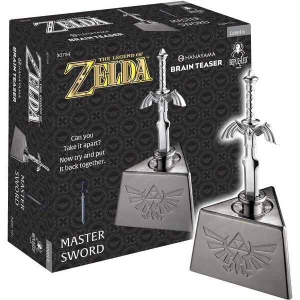 Nintendo Legend of Zelda Master Sword Hanayama Brain Teaser - Bed
