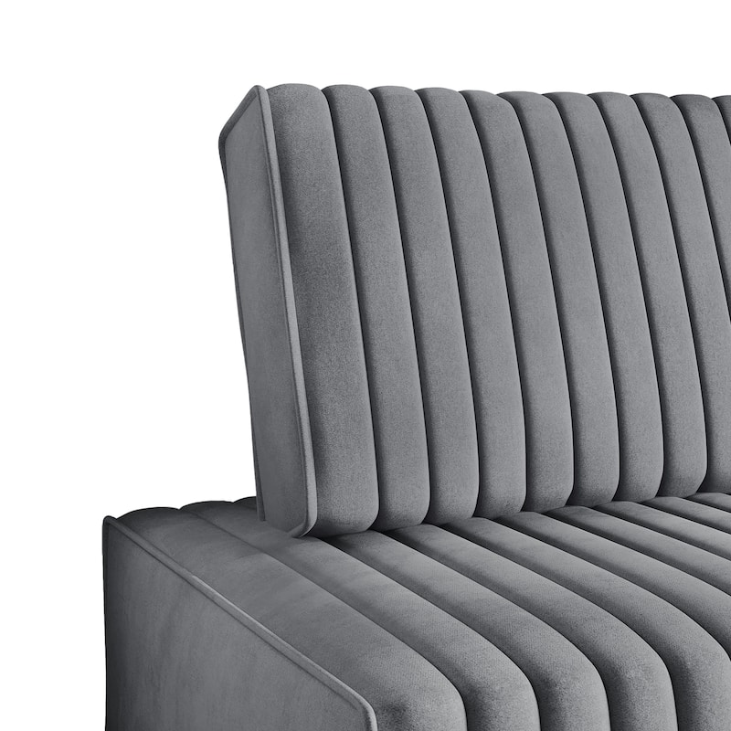 CraftPorch Contemporary Clean-Line Linen Upholstered Chair