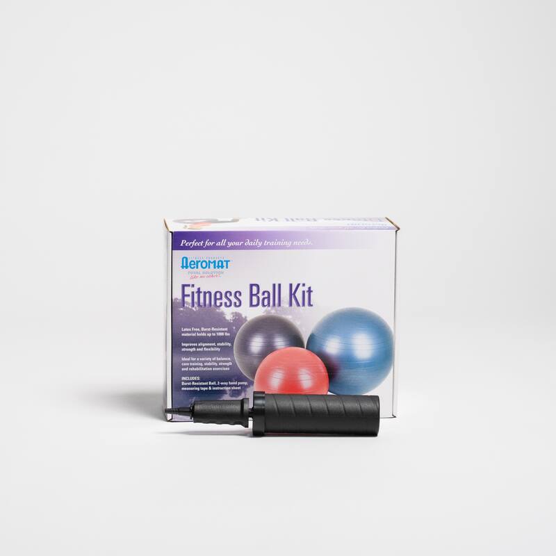 Aeromat Burst-Resistant Fitness Ball Kit