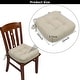 preview thumbnail 5 of 45, Indoor 3.7'' Dining Chair Pad Cushion (Set of 4)