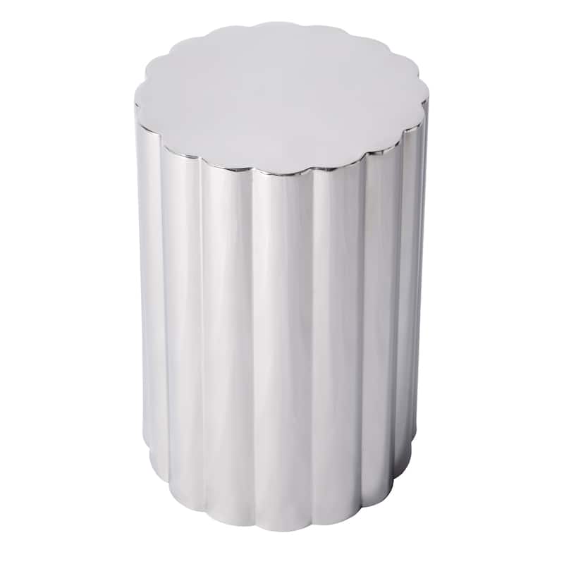 Norwich Side Table - Polished Silver