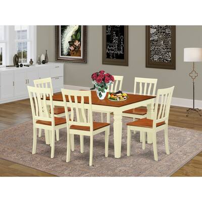 Dinette Table Set with Chairs - Kitchen Table & Chair Set - Asian Fusion Design
