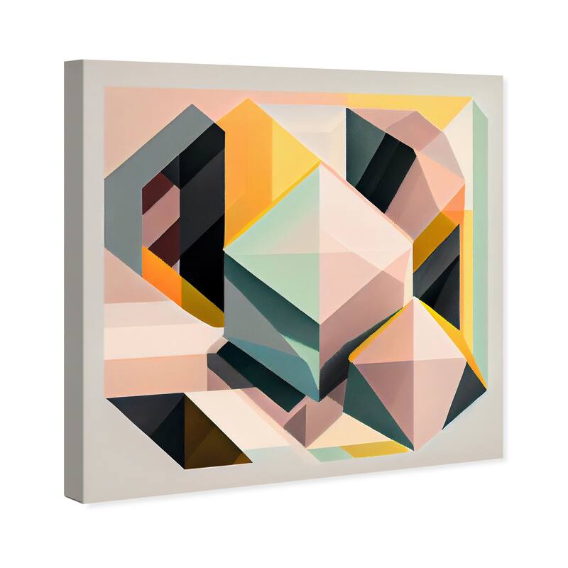 Wynwood Studio Canvas Abstract Brule Gray and Modern & Contemporary Wall Art Canvas Print