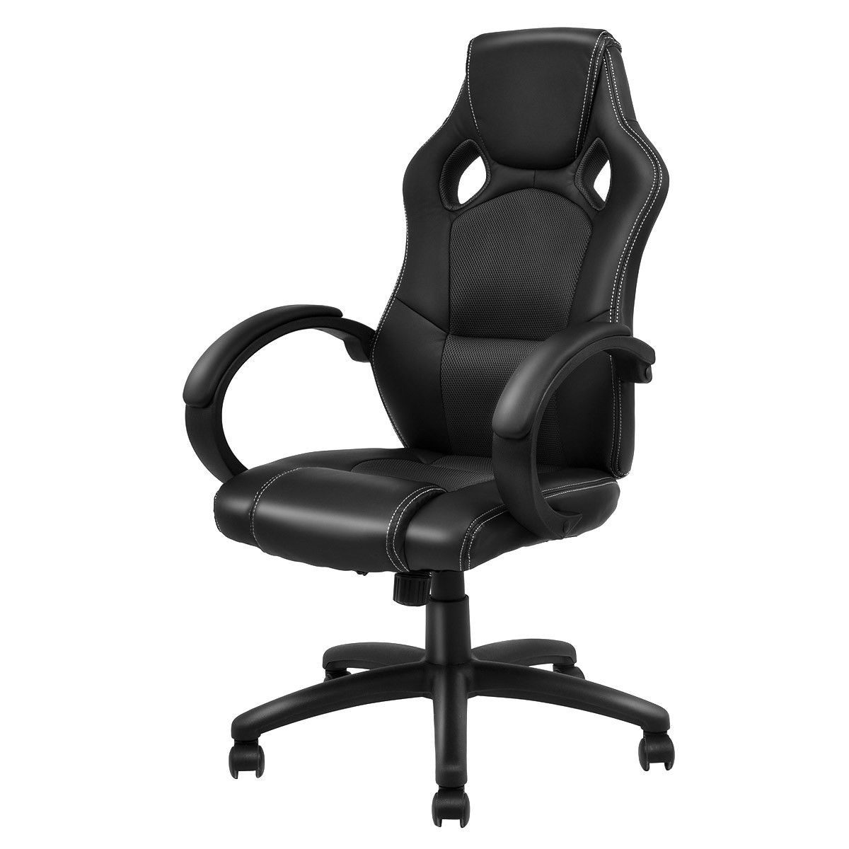 Costway High Back Racing Chair Bucket Seat Office Desk Gaming
