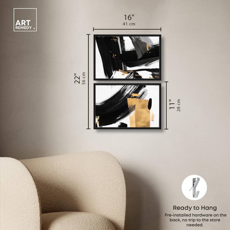 Refined Simplicity Canvas Set of 2 by Art Remedy