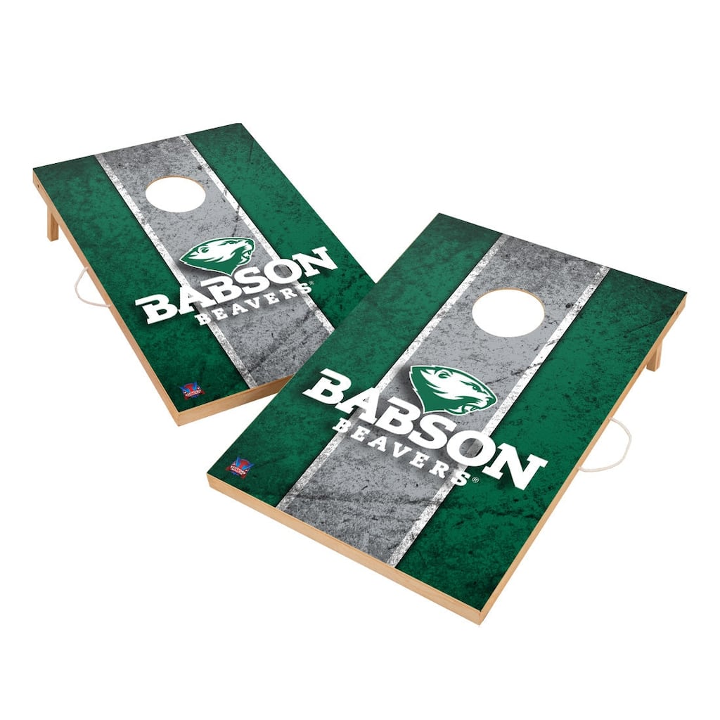 Vintage Babson Beavers Regulation 2x4 Cornhole Set