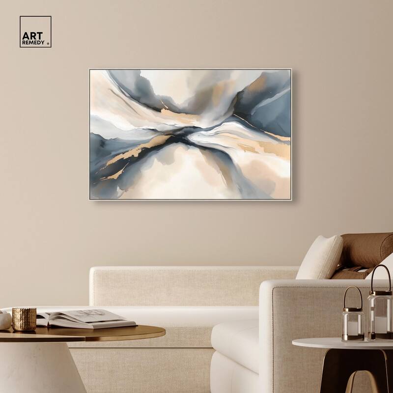 Dynamic Swirls I Canvas by Art Remedy
