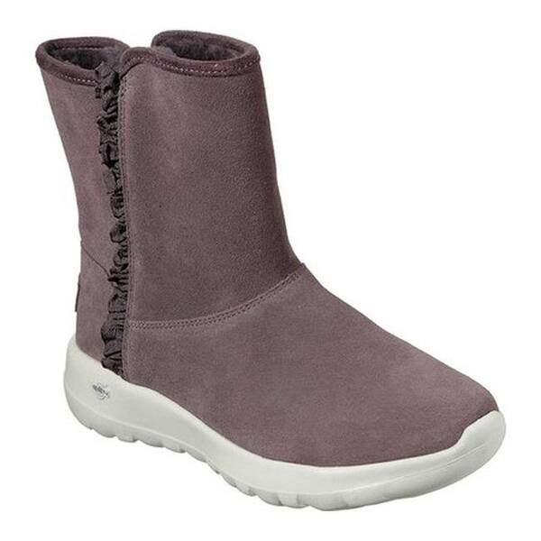 Shop Skechers Womens On The Go Joy Snowflake Boot Quail