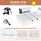 preview thumbnail 14 of 25, Babyjoy Baby Bed Side Crib Portable Adjustable Infant Travel Sleeper - See Details