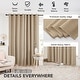 preview thumbnail 12 of 33, Deconovo Linen Blackout Curtains and Drapes for Bedroom 2 Panels