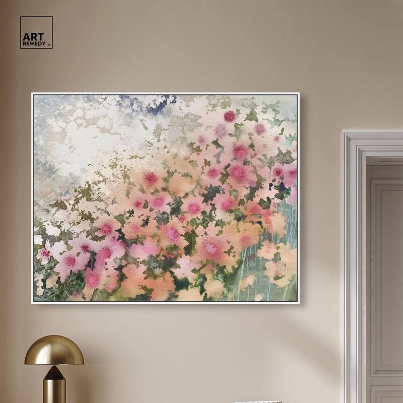 Roseate Remnants Canvas by Art Remedy