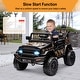 preview thumbnail 4 of 5, Ride on Truck Car w/Remote Control 3 Speeds Black