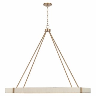 Delaney 12-light Matte Brass Hanging Chandelier