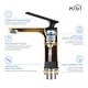 preview thumbnail 13 of 25, Lead Free Solid Brass Single Handle Bathroom Vanity Sink Faucet with Water Hose