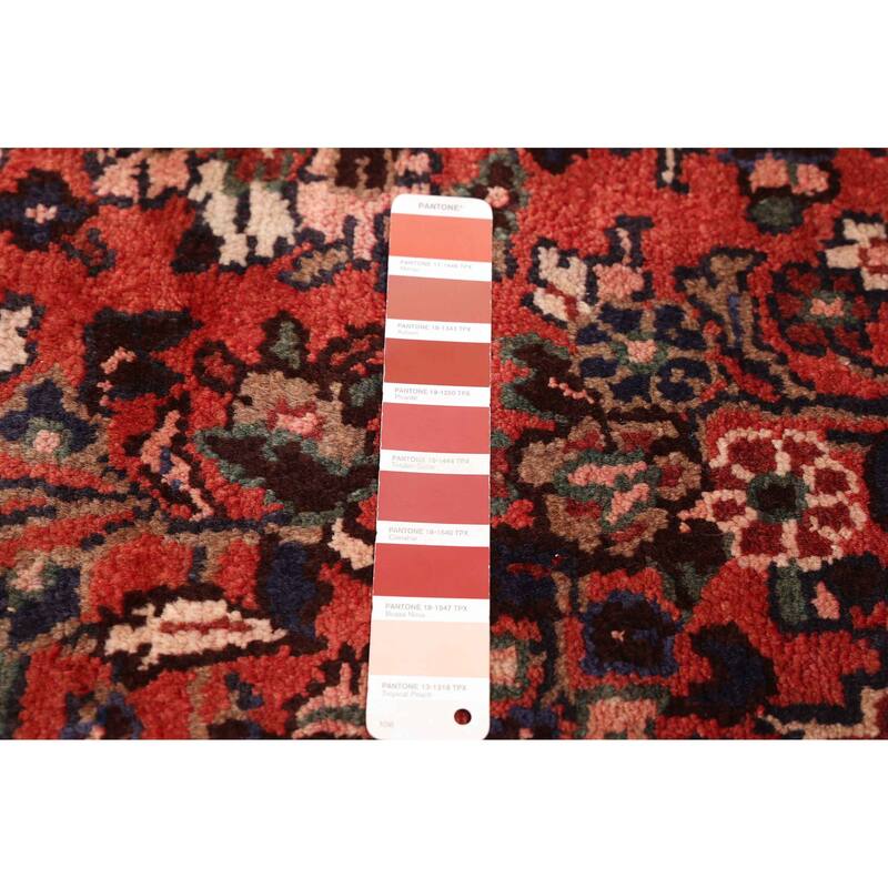 ECARPETGALLERY Hand-knotted Andelz Red Wool Rug - 3'6 x 10'4